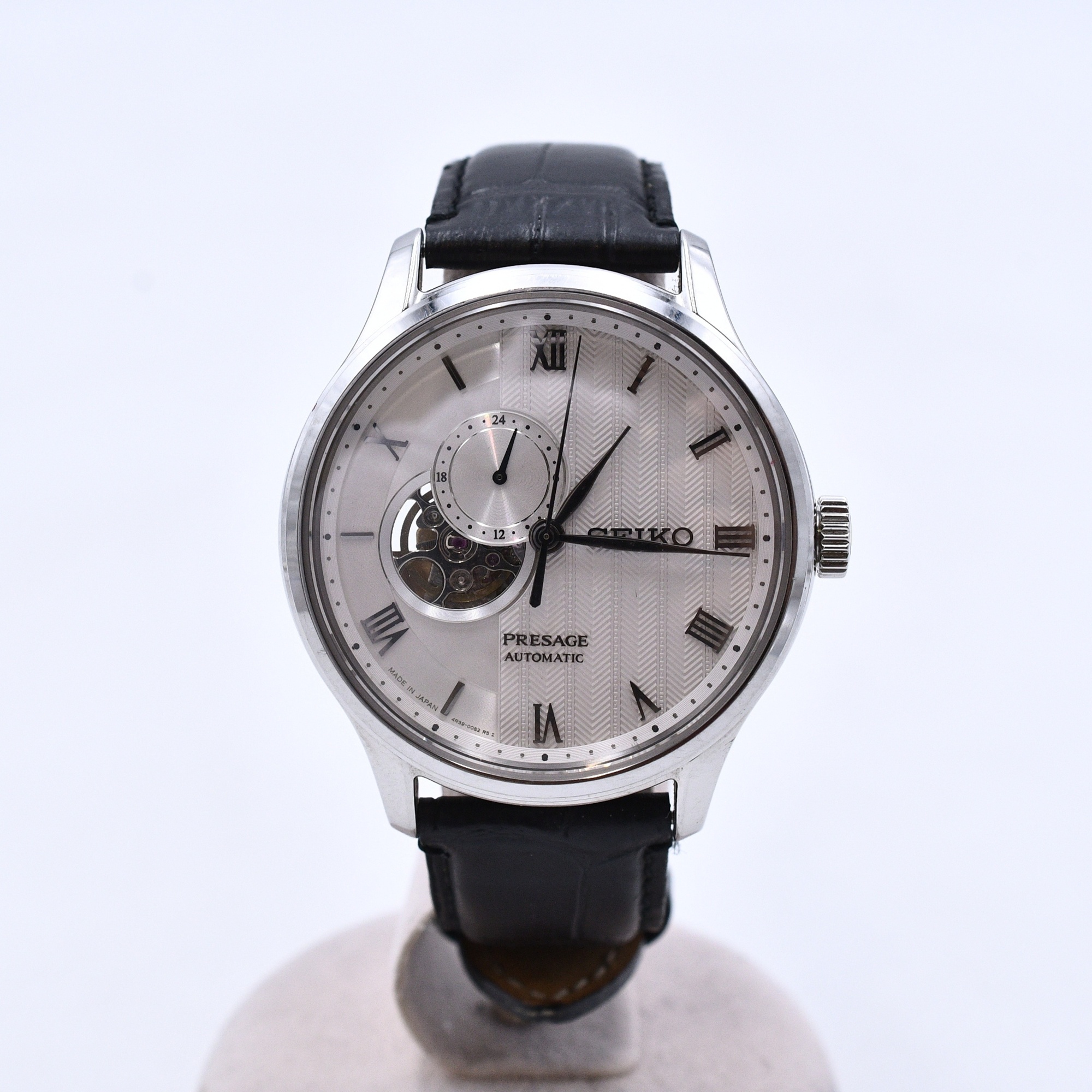 セイコー プレサージュ 白文字盤 SS/AT Bランク