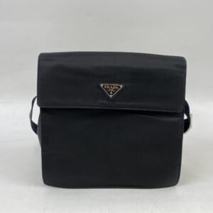 プラダ ショルダーポーチ 黒 ナイロン