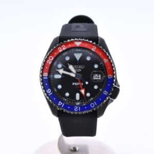 セイコー セイコー5スポーツ×ペプシ 黒文字盤 SS/AT SBSC023 買取実績【買取日：2026年3月25日】