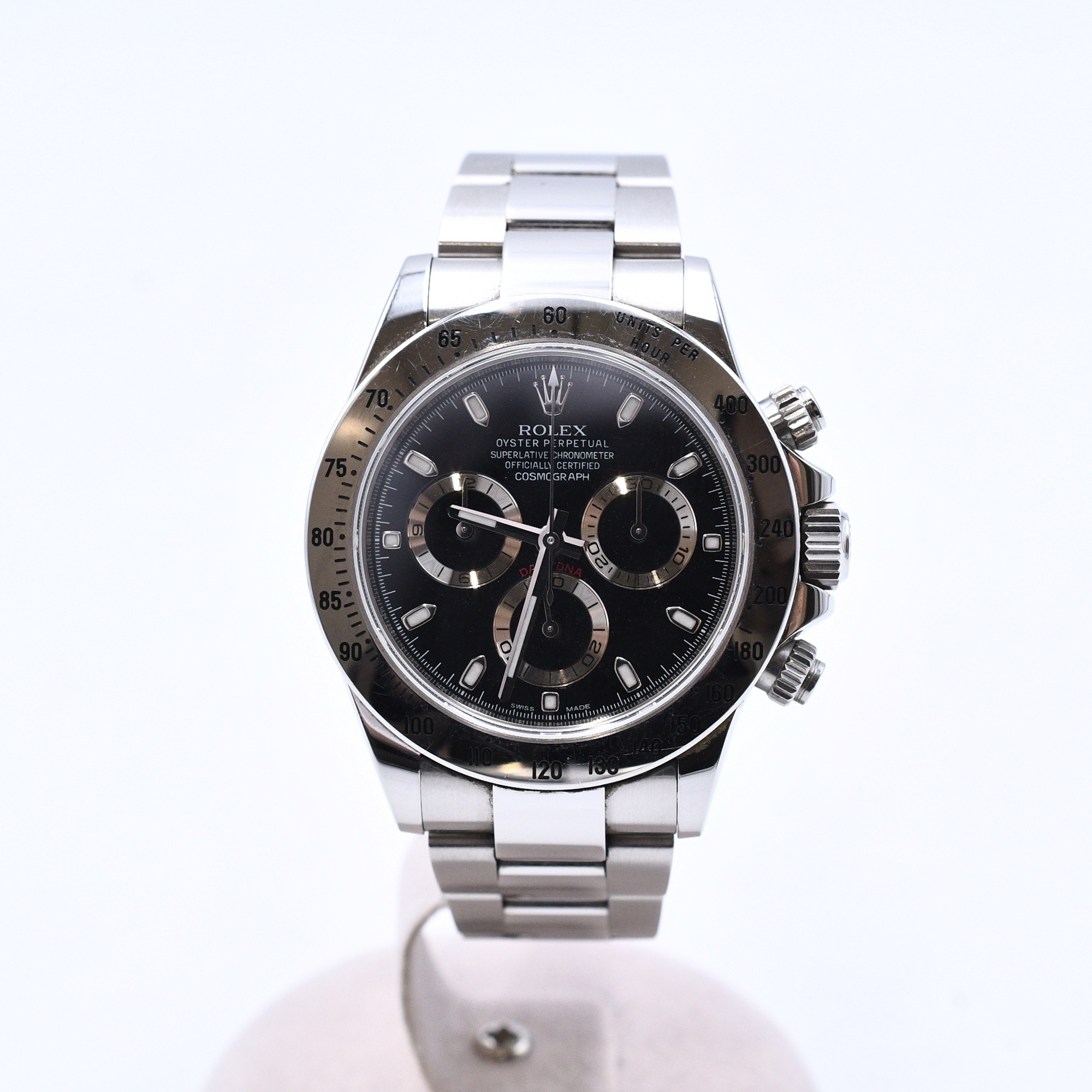 ロレックス コスモグラフデイトナ 黒文字盤 SS/AT 116520 買取実績 