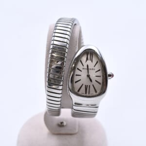 ブルガリ セルペンティ トゥボガス シングル スパイラル シルバー文字盤 SS/QZ SP35S