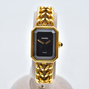 シャネル プルミエールS 黒文字盤 GP×革/QZ H0001 買取実績【買取日：2026年3月24日】