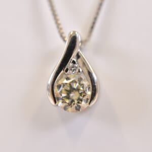 Pt850 ダイヤネックレス 0.01 0.33