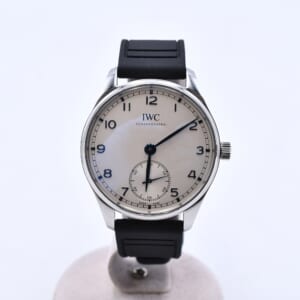 IWC ポルトギーゼ オートマティック40 シルバー文字盤 SS×社外ラバー/AT IW358304