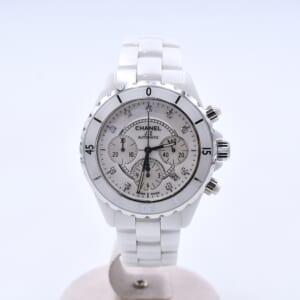 シャネル J12 クロノグラフ 白文字盤 CE×SS/AT 2011 H2009