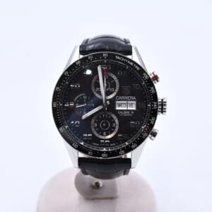 タグホイヤー カレラ キャリバー16 クロノグラフ 黒文字盤 SS×革/AT CV2A1R.BA0799