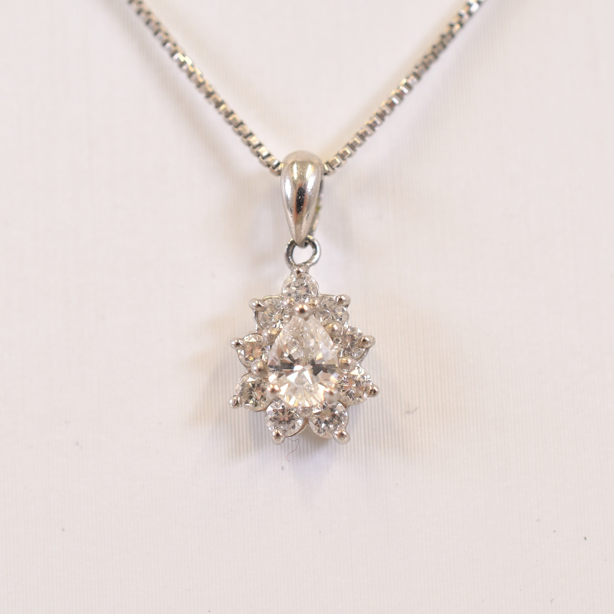 ダイヤネックレス Pt900/Pt850 0.32ct Bランク