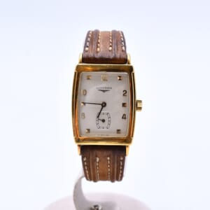 ロンジン スモールセコンド 白文字盤 750 YG×革/手巻き 買取実績【買取日：2026年3月31日】