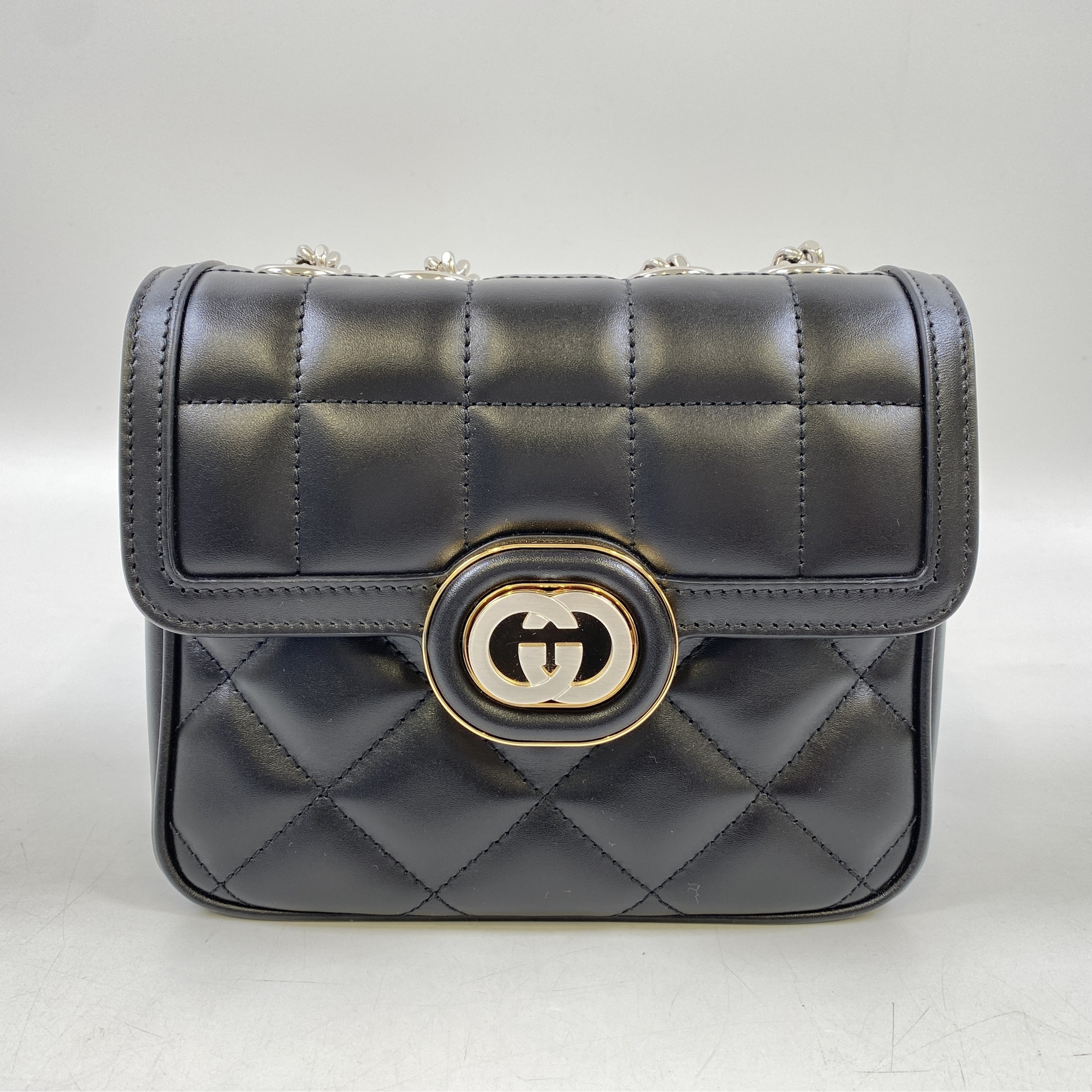 グッチ デコ ミニ ショルダーバッグ ブラック レザー 741457 買取実績 