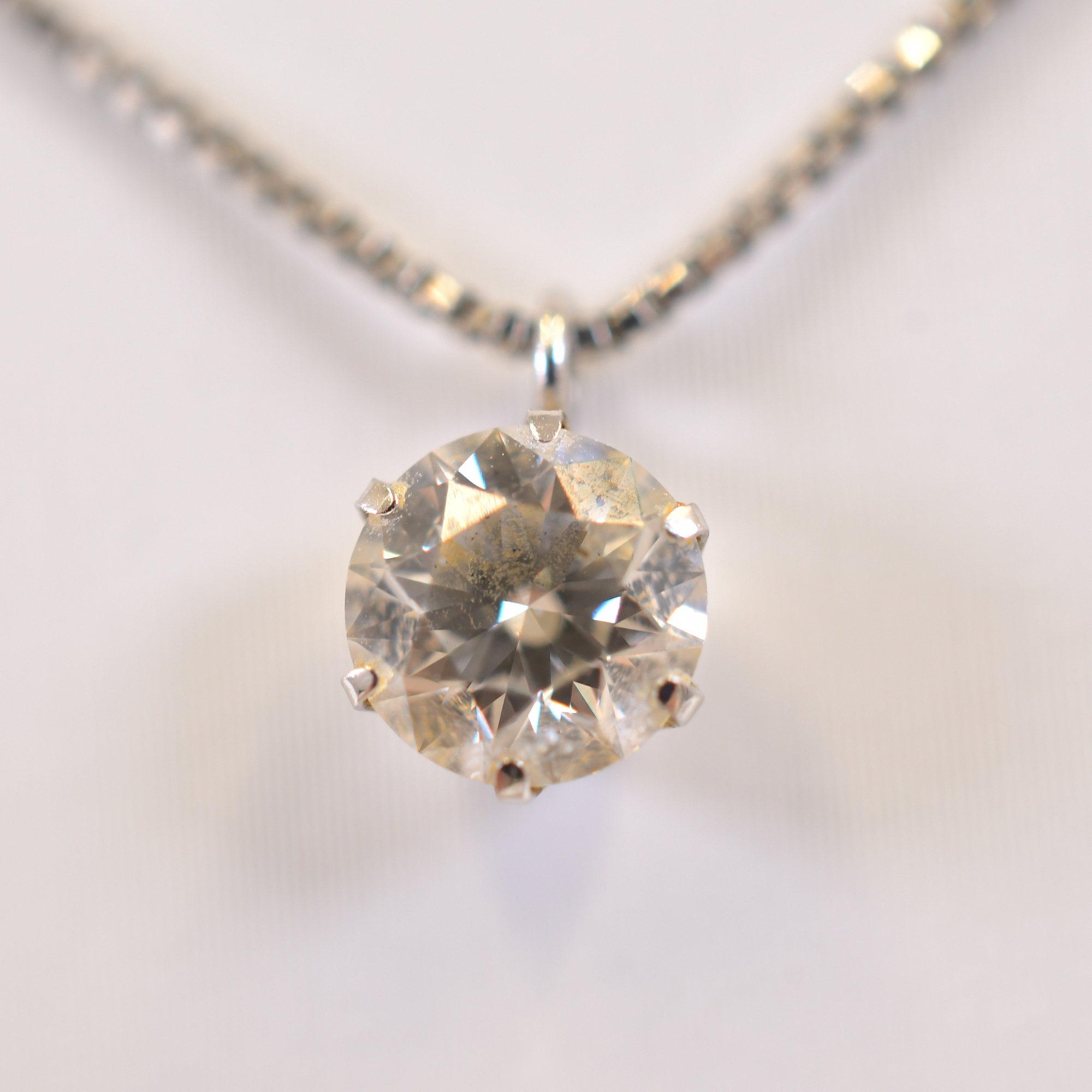 ダイヤネックレス Pt900 0.50ct Bランク