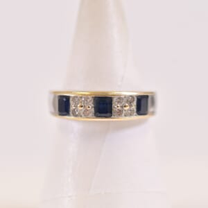 パパラチアサファイア ダイヤ ネクタイピン Pt900 3.147ct D0.32ct