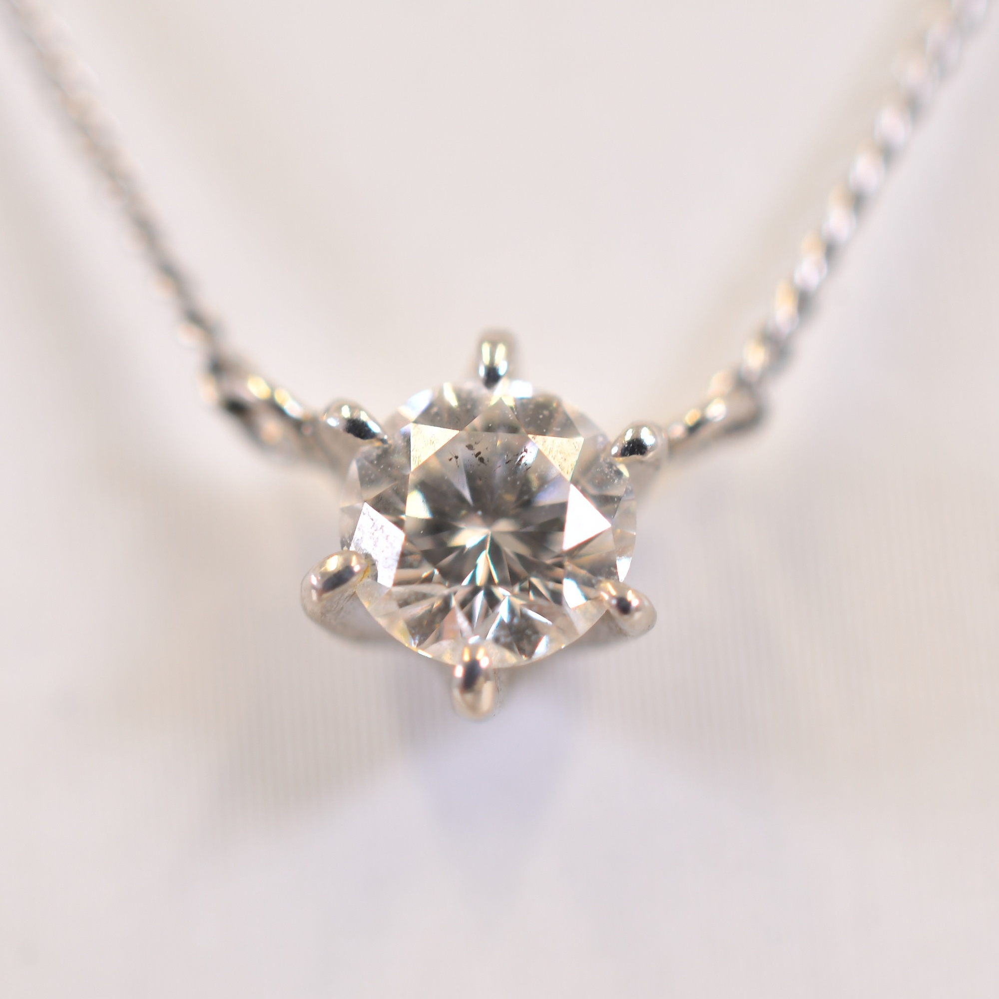 ダイヤネックレス Pt850 0.352ct Bランク