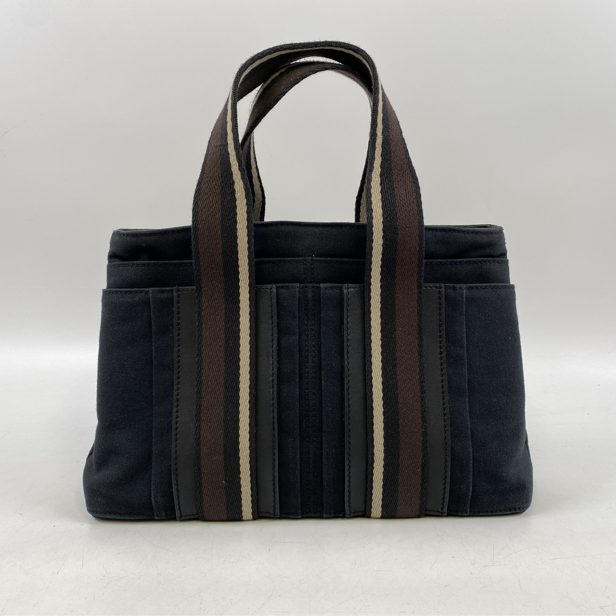 エルメス ロカホリゾンタルMM トートバッグ ハンドバッグ キャンバス