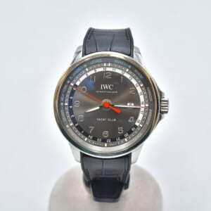 IWC ポルトギーゼ ヨットクラブ デイト ワールドタイム グレー文字盤 SS×革/AT IW326602