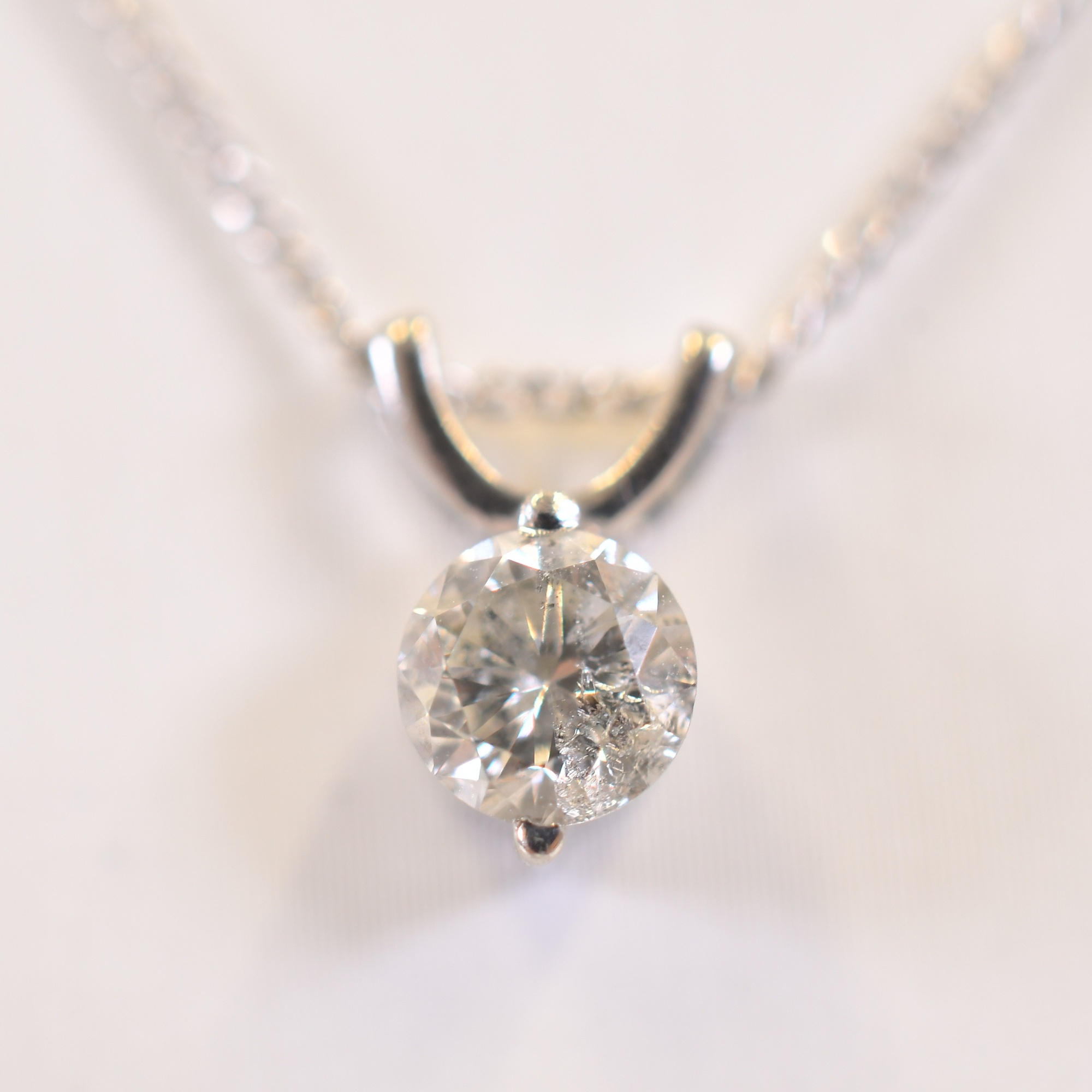ダイヤネックレス Pt900 0.54ct Bランク
