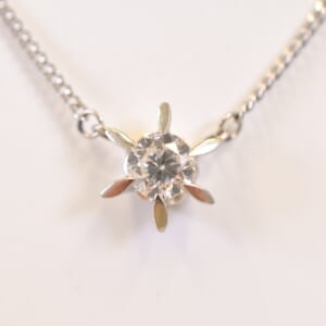 ダイヤネックレス Pt850 0.466ct H/ST-2/wb/X