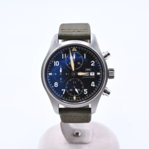 IWC パイロットウォッチ クロノグラフ スピットファイア 黒文字盤 SS×ナイロン/AT IW387901