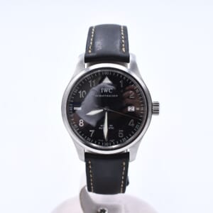 IWC スピットファイア マークXV 黒文字盤 SS×革/AT IW325311
