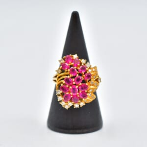 ルビーリング 18K 3.10ct 0.51ct