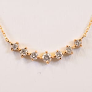 メレダイヤネックレス K18 0.25ct