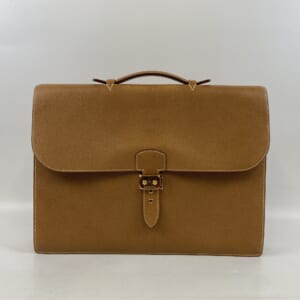 エルメス サックデペッシュ41 ゴールド クシュベル GD金具 〇U刻印