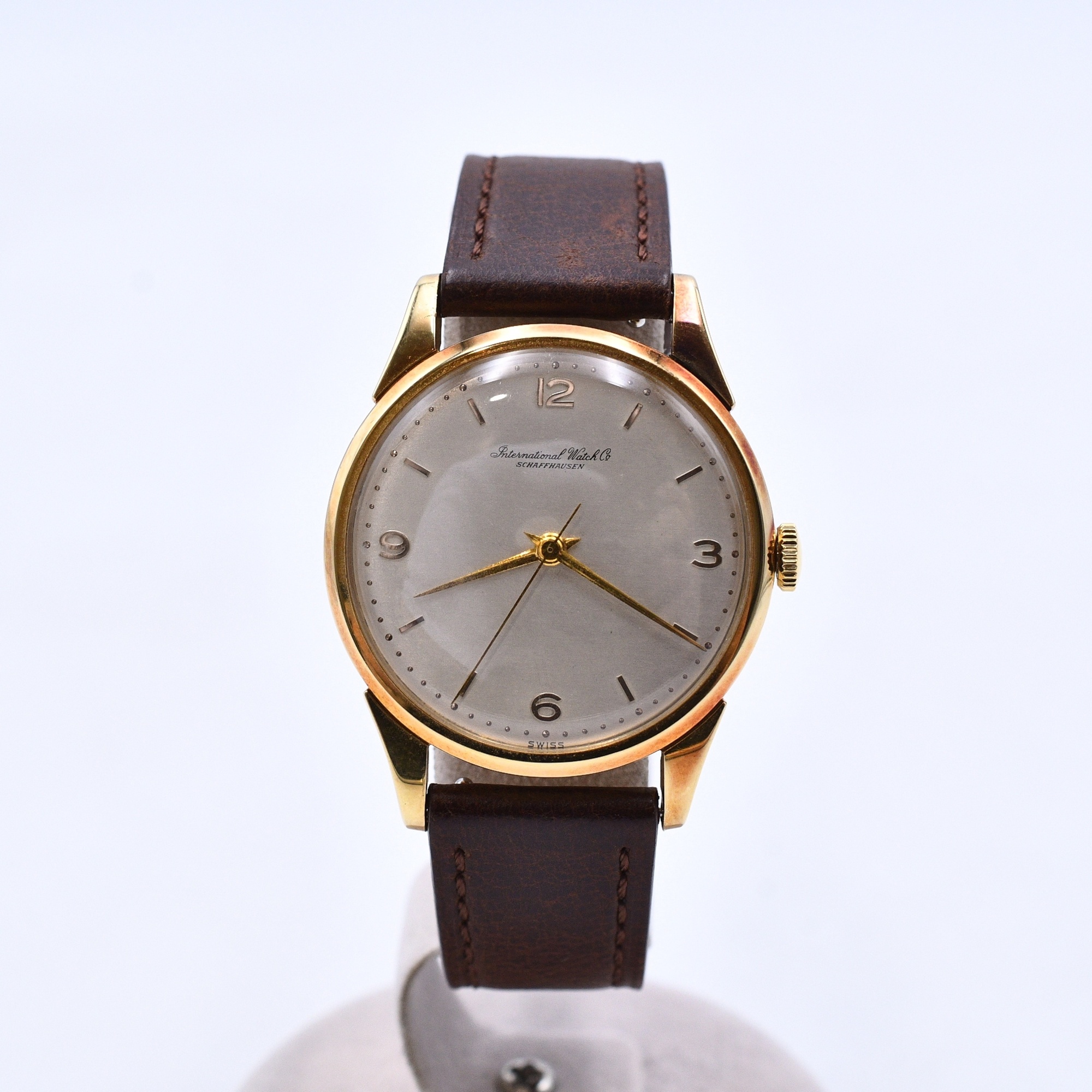 IWC シャフハウゼン　自動巻 IWC シャフハウゼン 白文字盤 YG×革/自動巻き 買取実績【買取日：2026