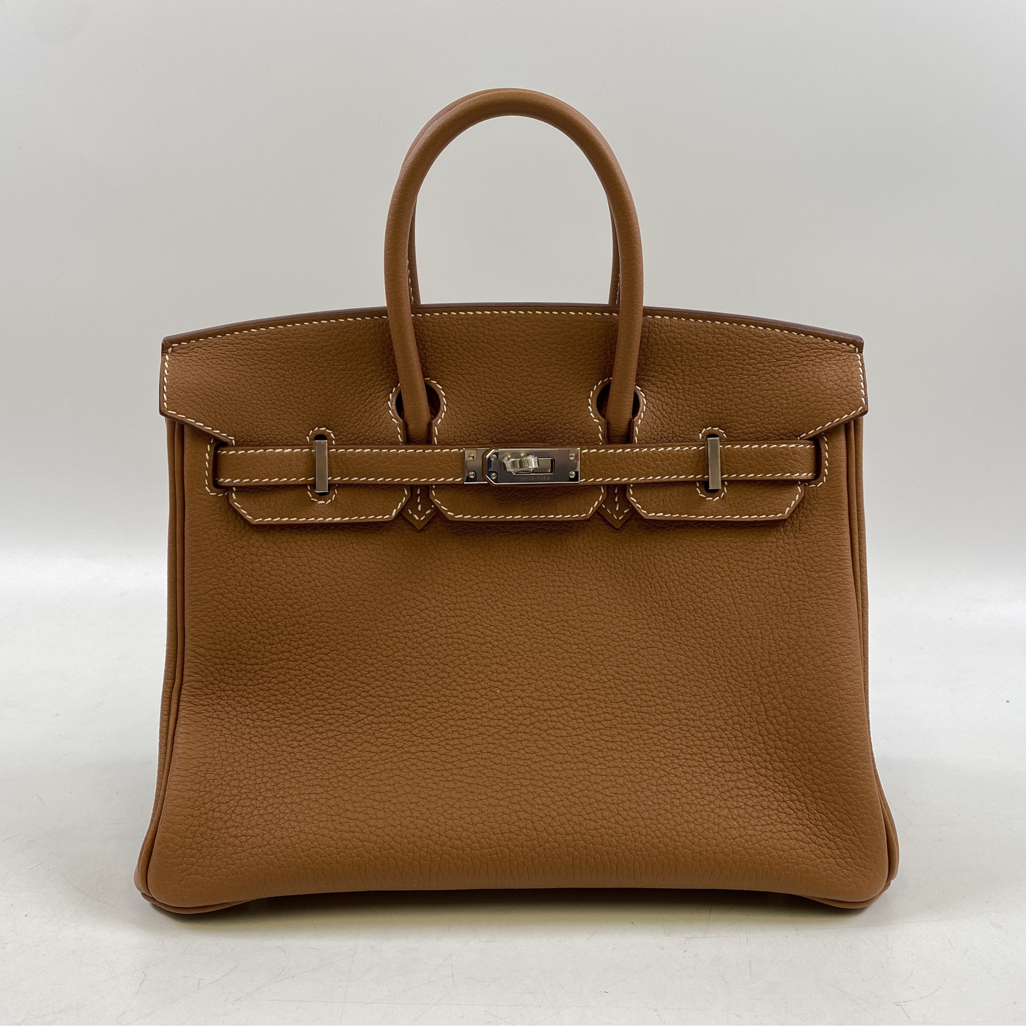 エルメス バーキン25 ゴールド トゴ SV金具 U刻印 Sランク