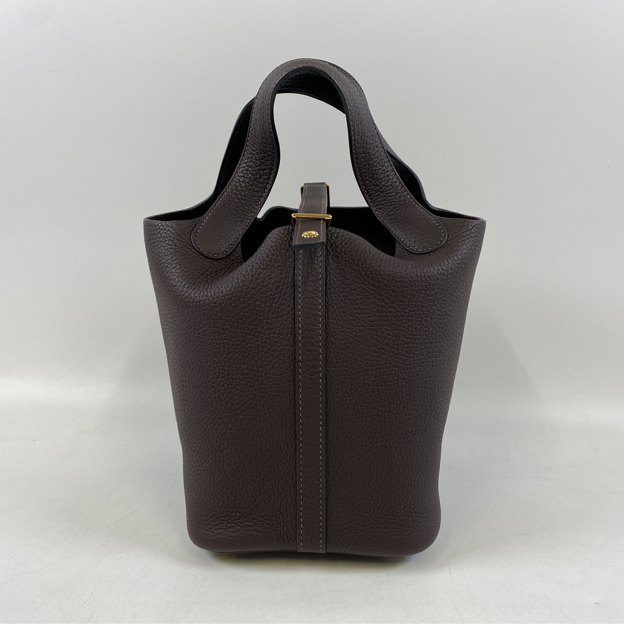 エルメス ピコタンロックPM ルージュセリエ トリヨン GD金具 Z刻印 Sランク