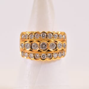 メレダイヤリング K18 MD1.03ct