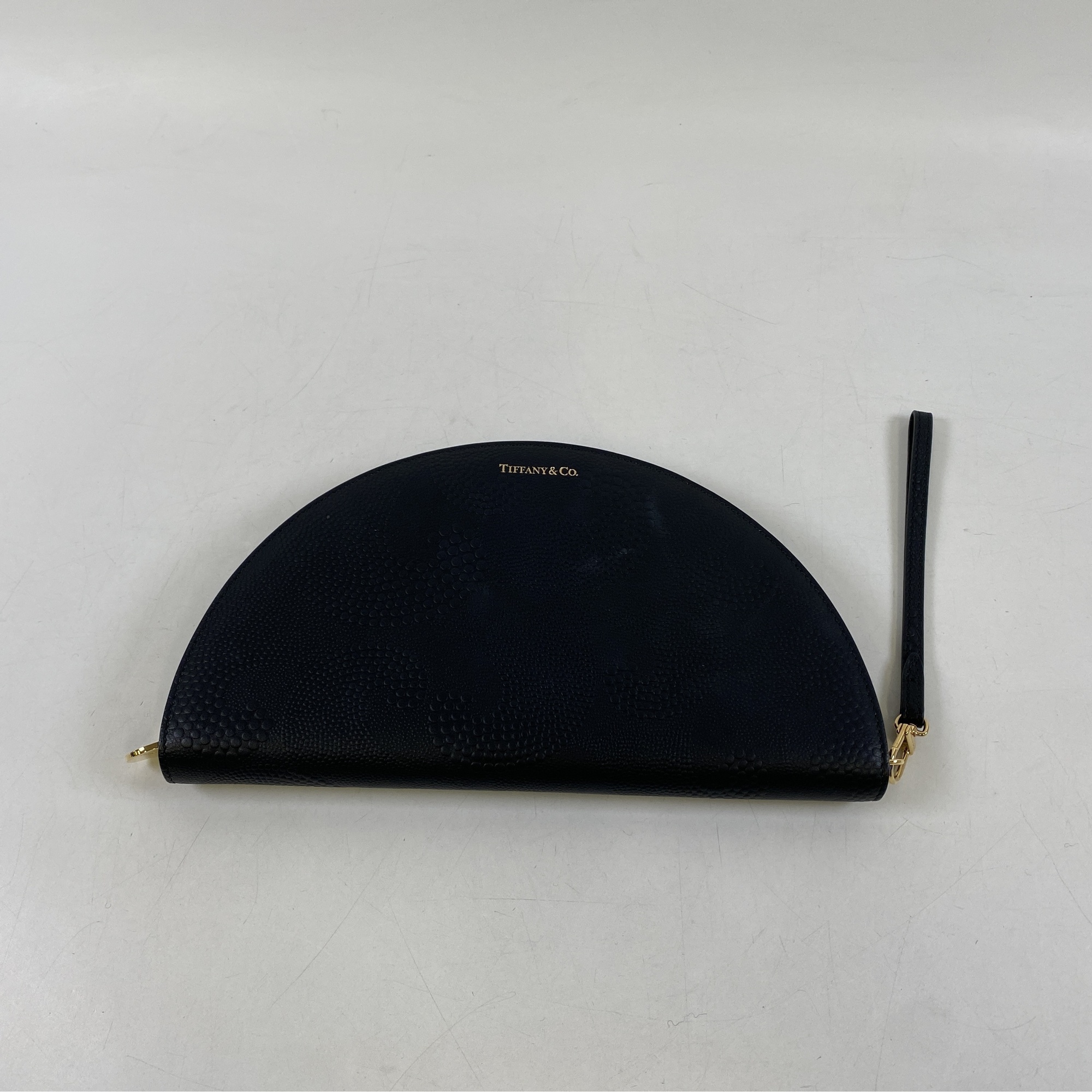 ティファニー ハーフムーン ロングウォレット ブラック レザー 買取