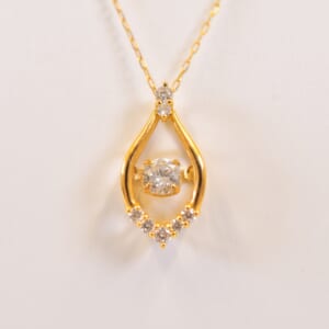ダイヤ ネックレス K18 0.184ct