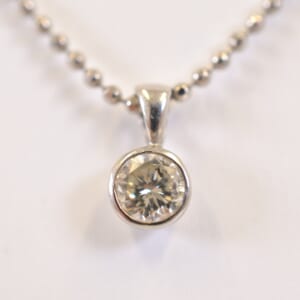 ダイヤネックレス Pt900/Pt850 0.3ct