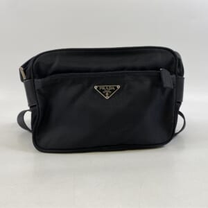 プラダ テスート ショルダーバッグ 黒 ナイロン BT0167