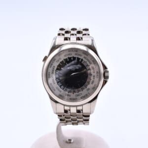 パテック フィリップ ワールドタイム 黒文字盤 WG/AT 5130/1G-011