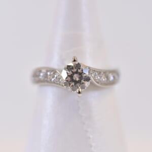 アカント ダイヤリング 0.51ct Pt950 E/VVS2/3EX/N