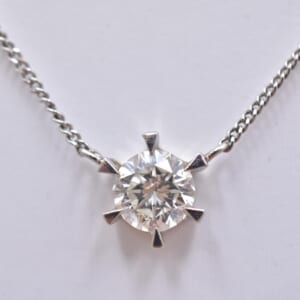 ダイヤネックレス Pt850 0.64ct