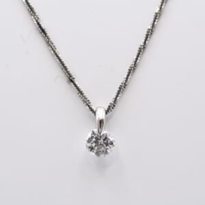 ダイヤネックレス Pt900/Pt850 0.875ct