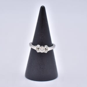 カルティエ バレリーナ ソリテールリング 0.23ct