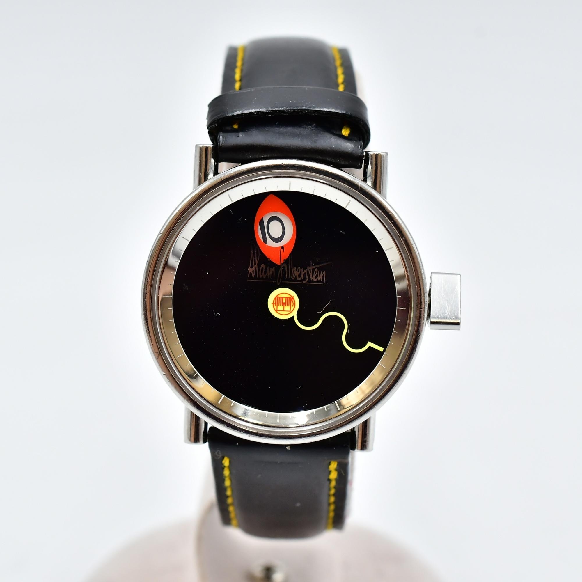 アランシルベスタイン サイクロープ 黒文字盤 SS×革/AT 買取実績【買取