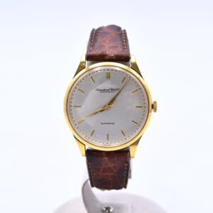 IWC 腕時計 シルバー文字盤 750/AT