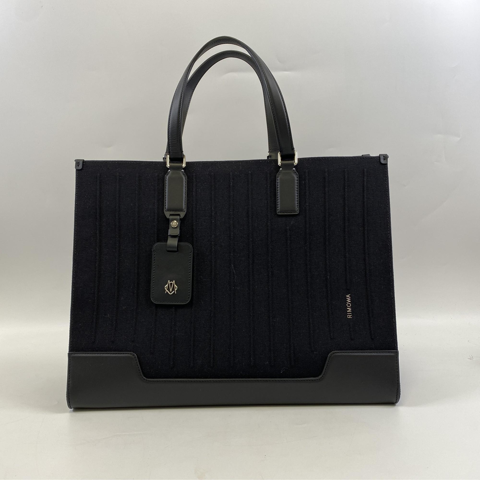 RIMOWA リモワ Never Still キャンバス トートバッグ 2way RIMOWA Never Still キャンバス トートバッグ リモワ黒