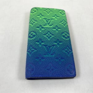 ルイ・ヴィトン モノグラム シャドウ ポルトフォイユ プラザ イリュージョン 二つ折り長財布 マルチカラー レザー M81255