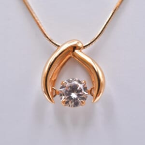 1PDダイヤネックレス K18 0.30ct