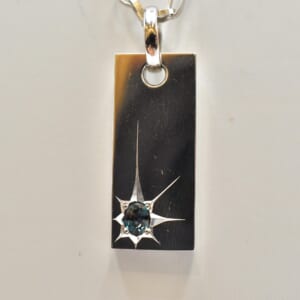アレキサンドライト ネックレス K10 0.132ct
