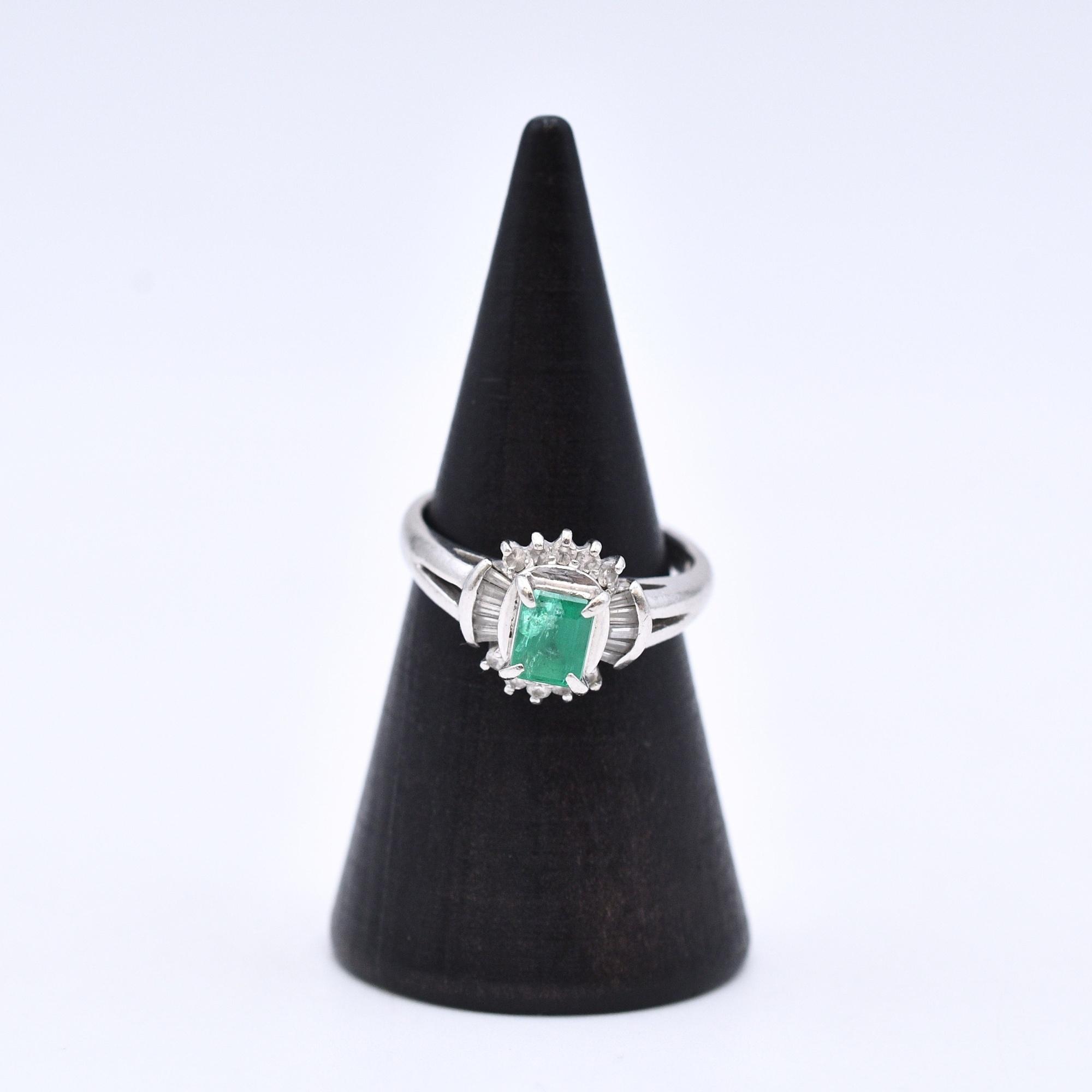 エメラルドリング Pt850 D0.25ct 0.5ct 買取実績【買取日：2026年6月5