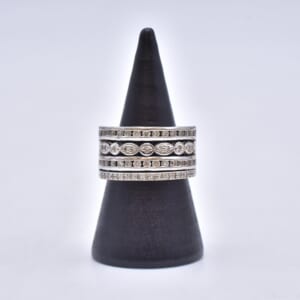 ダイヤ リング K18WG 0.80ct