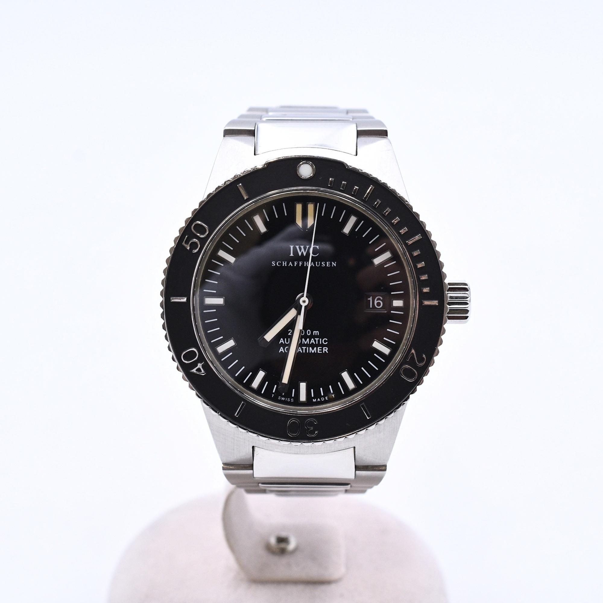 IWC GSTアクアタイマー 黒文字盤 SS/AT 3536-002 買取実績【買取日