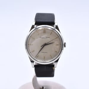 IWC オールドインター シルバー文字盤 SS×社外革/AT