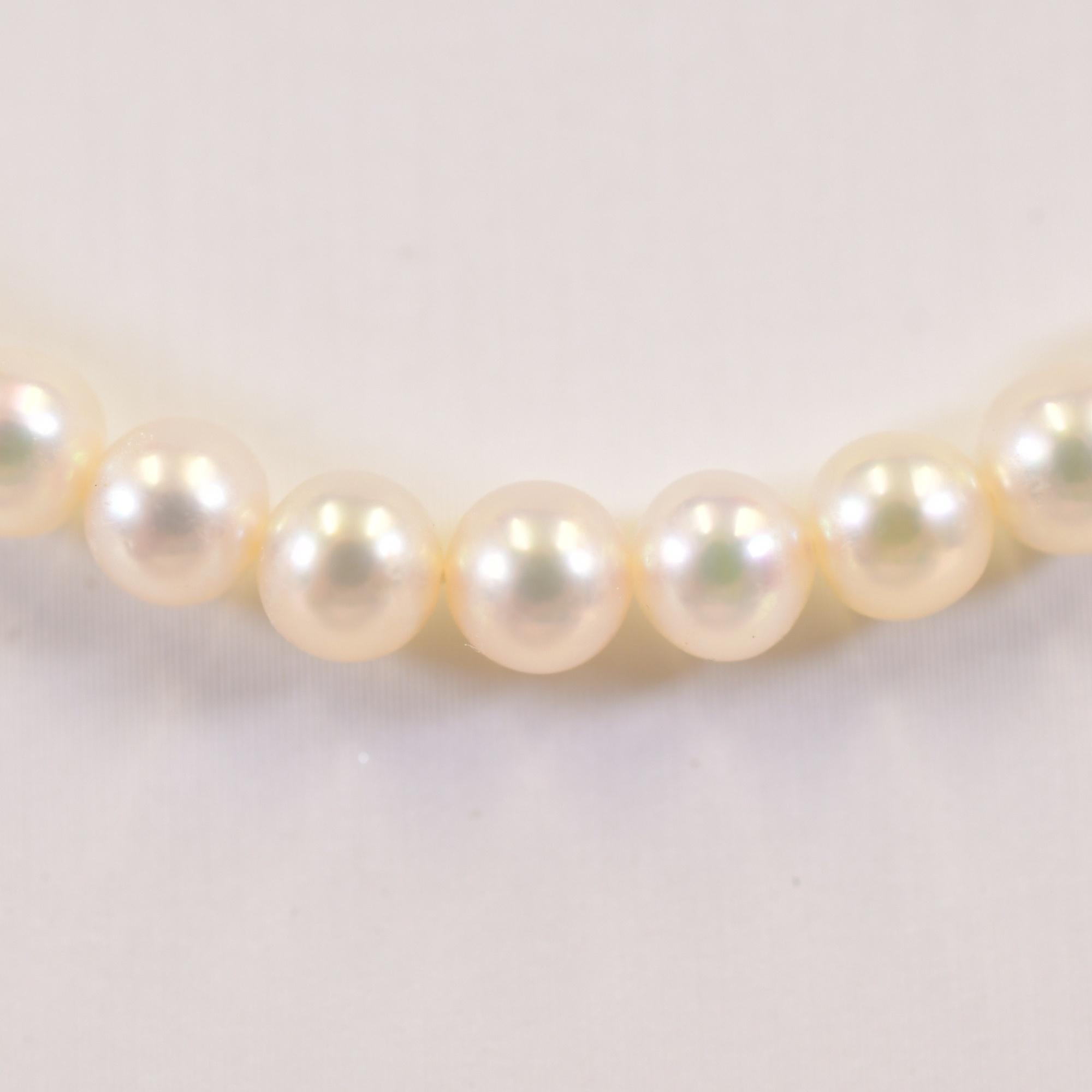 ミキモト Mチャーム ベビーパール ネックレス K18 3.5～4.0mm 買取実績