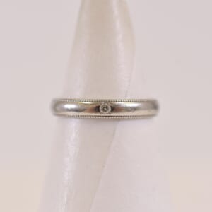 ミキモト マリッジリング Pt950 D0.10ct